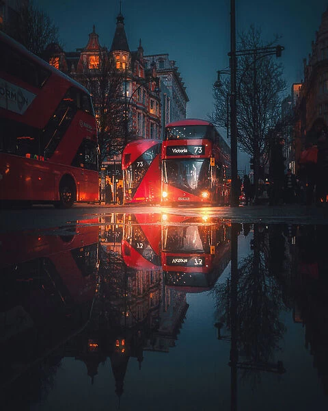 London night reflections