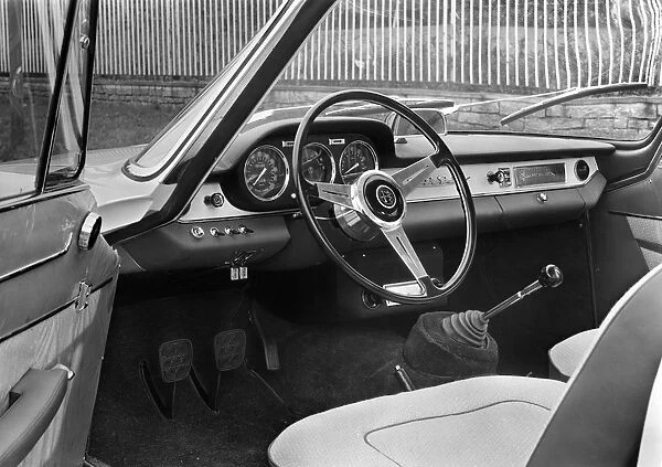 1961 Alfa Romeo 2000 Sprint dashboard. Creator: Unknown