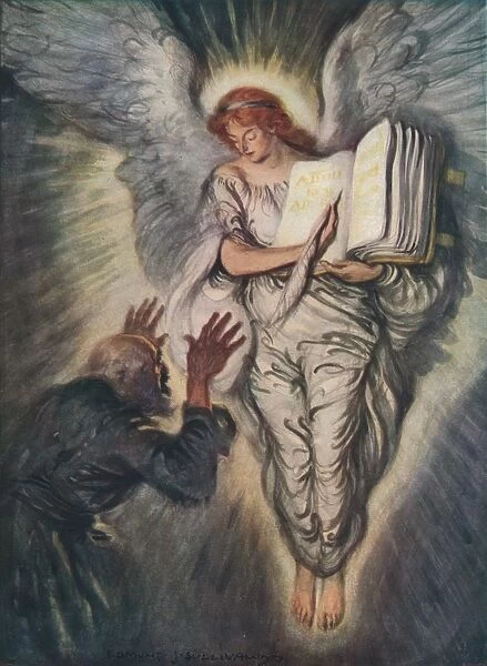 And When The Angel Showed Him The Names Of Those Whom Love Of God Had Blest, 1916, (1917). Artist: Edmund Joseph Sullivan