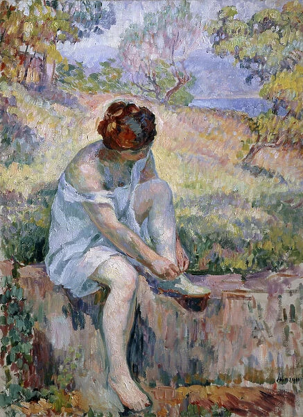 Before Bathing, 1906-1907. Artist: Henri Baptiste Lebasque