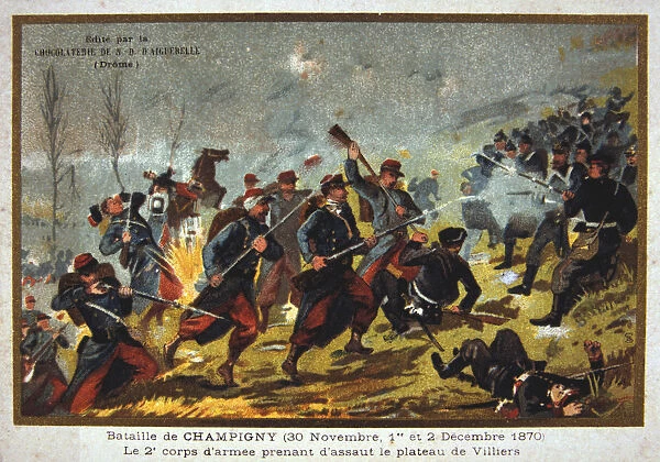 Battle of Champigny, Franco-Prussian war, 30th November-2nd December 1870
