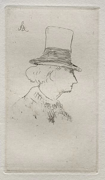 Baudelaire de profil. Creator: Edouard Manet (French, 1832-1883)