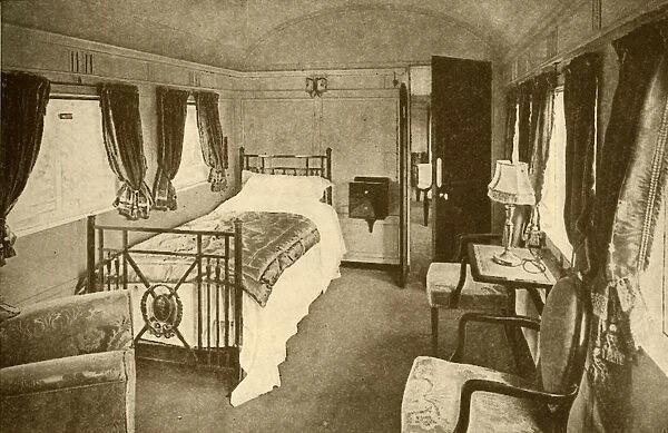 Bedroom, Kings Saloon, London and North Eastern Railway, 1930. Creator: Unknown