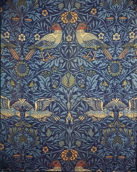 Birds. Decorative fabric, 1878. Creator: Morris, William (1834-1896)