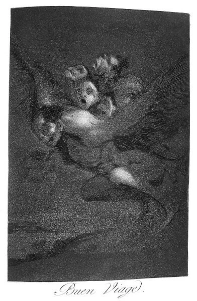 Bon Voyage, 1799. Artist: Francisco Goya