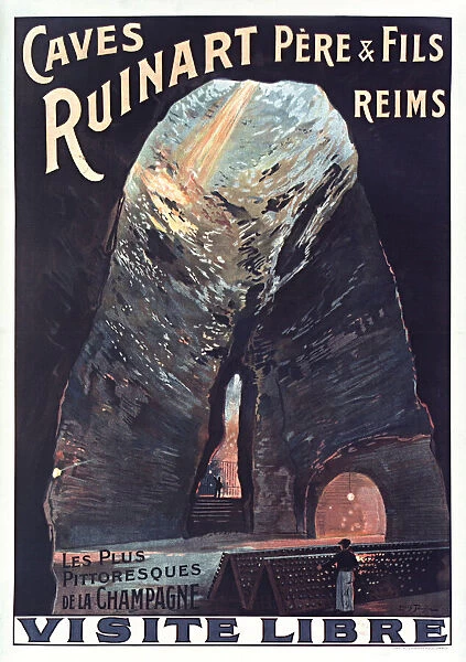 Caves Ruinart, 1914. Creator: Tauzin, Louis (1842-1915)