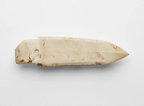 Dagger-axe (ge ?), fragment, Late Shang dynasty, ca. 1300-ca. 1050 BCE. Creator: Unknown