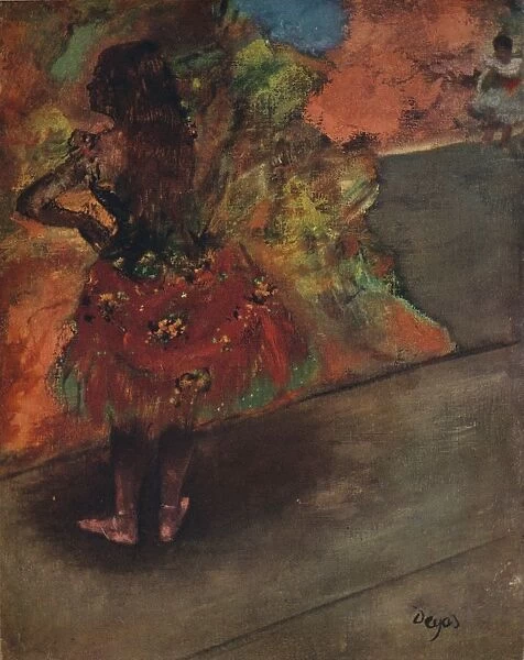 Danseuse: Jupe Rouge, c1895. Artist: Edgar Degas