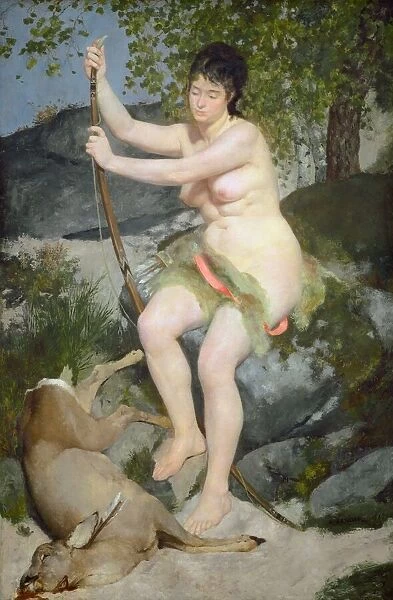 Diana, 1867. Creator: Pierre-Auguste Renoir