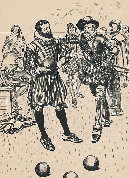 Drake is Told That The Armada Is Approaching, c1907