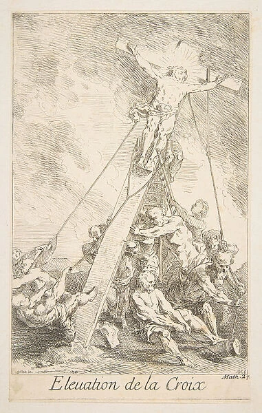 Elevation of the Cross. n. d. Creators: Claude Gillot, Jacques Gabriel Huquier