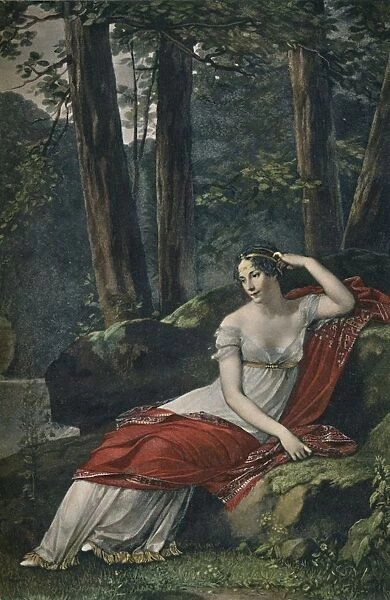 The Empress Josephine in the Park at Malmaison, 1809, (1896)