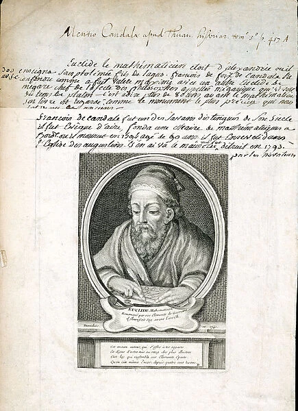 Euclid, Greek mathematician, 1740