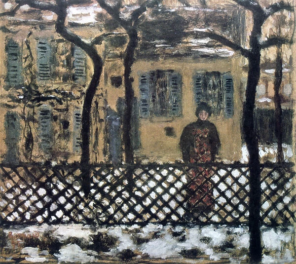 Behind the Fence, c1895. Artist: Pierre Bonnard