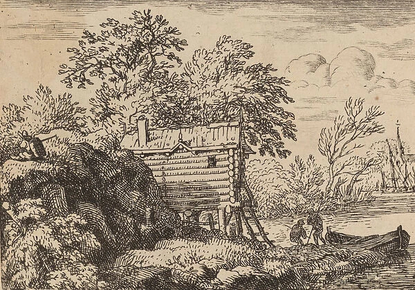 Fishermans Hut, probably c. 1645  /  1656. Creator: Allart van Everdingen