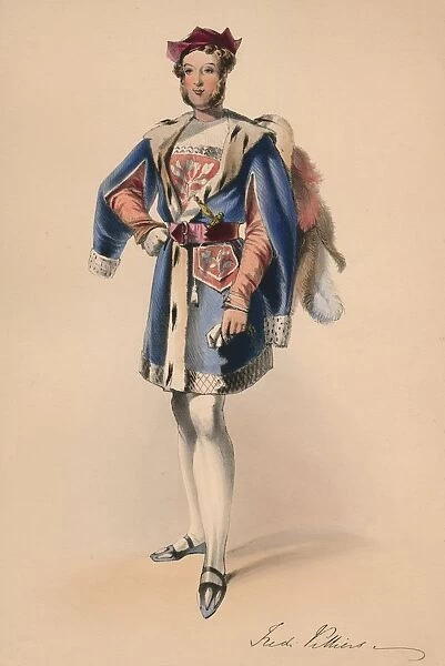 Frederick Child-Villiers in costume for Queen Victorias Bal Costume, May 12 1842, (1843)