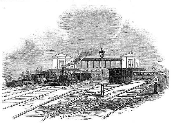 Great Western Railway - the Swindon station, 1845. Creator: Unknown