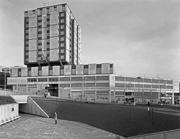 Grosvenor House Hotel, Charter Square, Sheffield, South Yorkshire, 1968