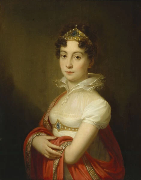 Juvenile portrait of Empress Maria Ludovica (1787-1816) with a diadem
