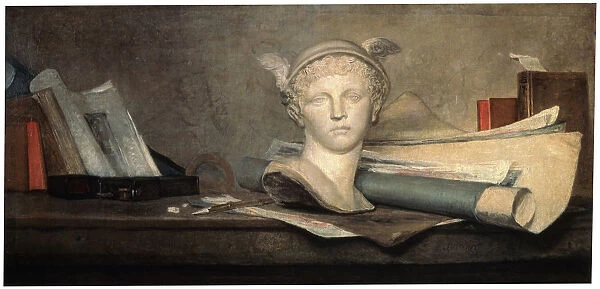 Still Life with Attributes of the Arts, 18th century. Artist: Jean-Simeon Chardin