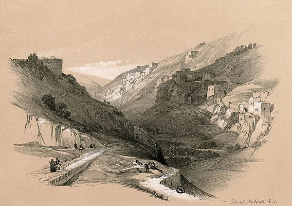 The Lower Pool of Siloam, 1855. Artist: David Roberts