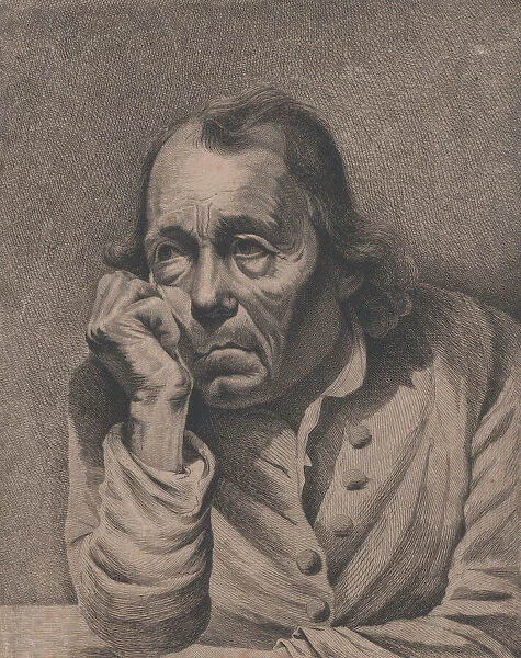 The Melancholic Man, ca. 1800. Creator: Ignace Joseph de Claussin