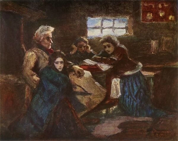 Menshikov in Berezovo (a study), 1881, (1965). Creator: Vasily Surikov