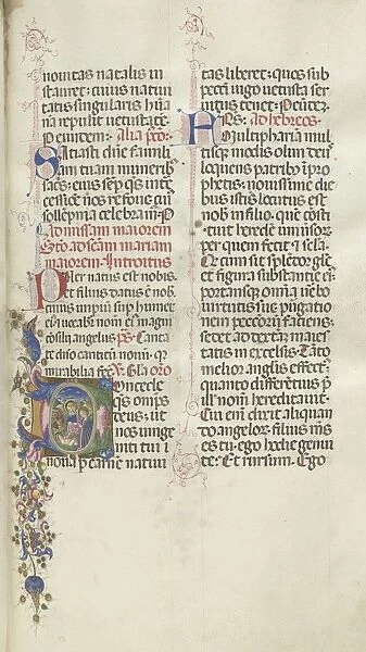 Missale: Fol. 22: Nativity, 1469. Creator: Bartolommeo Caporali (Italian, c. 1420-1503)