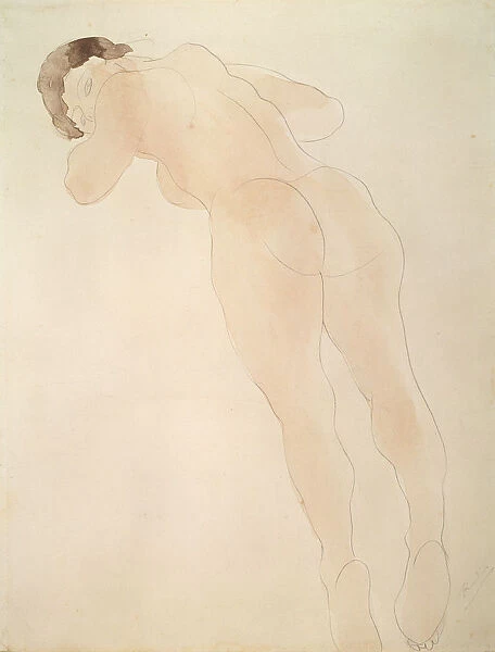 A Nude, 1900-1908. Artist: Auguste Rodin