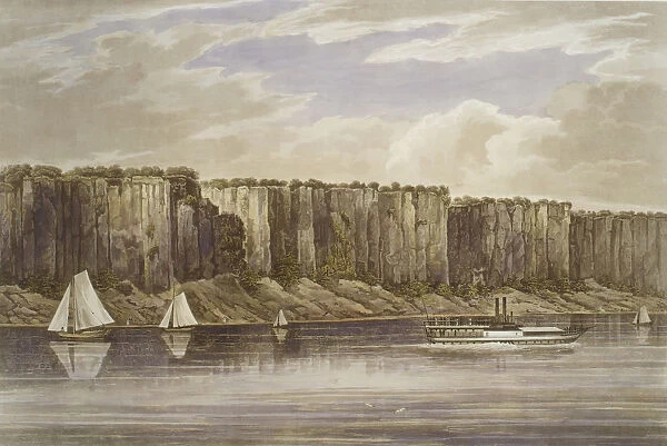 Palisades (No. 19, Hudson River Portfolio), 1823-24. Creator: John Hill