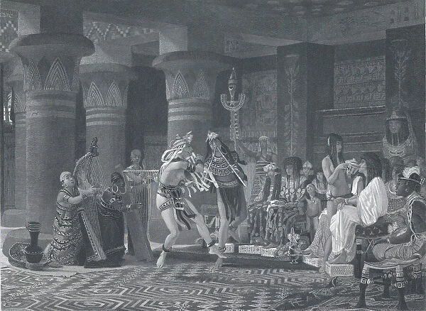 Pastime in Ancient Egypt, 1876. Creator: Charles William Sharpe