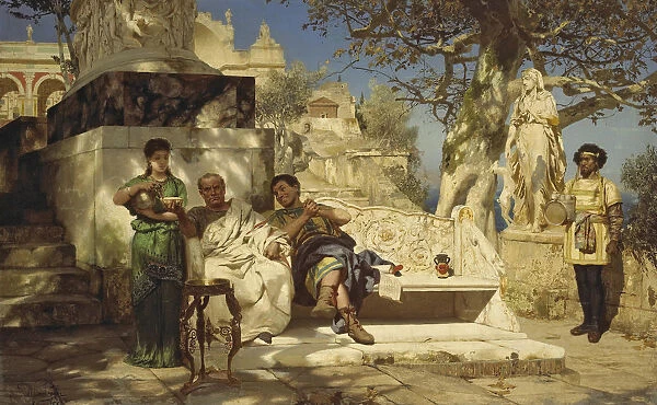 The patricians siesta, 1881. Artist: Siemiradzki, Henryk (1843-1902)