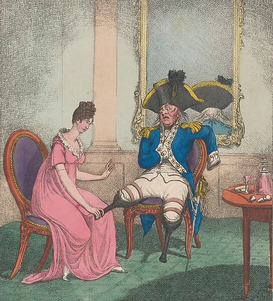 Platonic Love, May 30, 1807. May 30, 1807. Creator: Thomas Rowlandson
