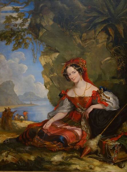 Portrait of Lady Catherine Caroline Montagu (1808-1834), wife of Count Alexandre