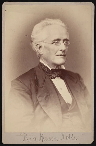 Portrait of Rev. Mason Noble (1809-1881), Between 1876 and 1880