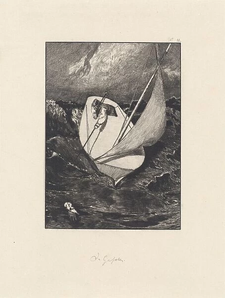 Rescue (Rettung), 1878  /  1880. Creator: Max Klinger