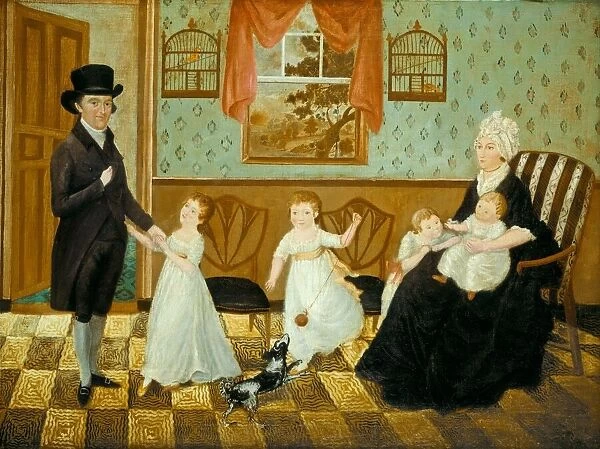 The Sargent Family, 1800. Creator: Unknown