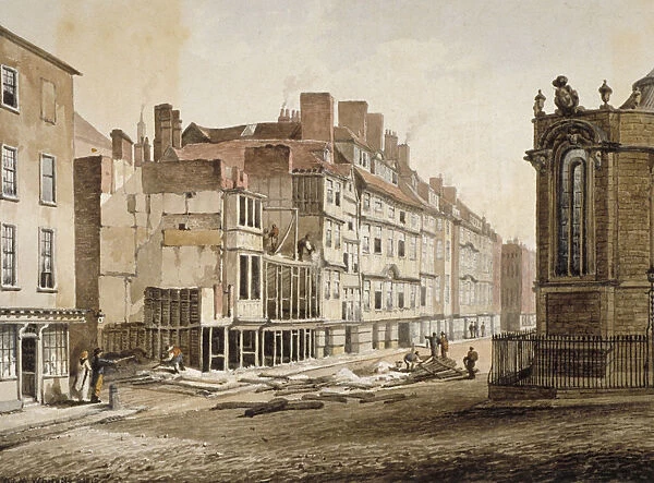 Strand, Westminster, London, 1810. Artist: C John M Whichelo