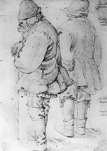 Studies of Peasants, 1913. Artist: Pieter Bruegel the Elder