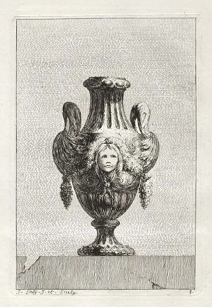 Suite of Vases: Plate 8, 1746. Creator: Jacques Francois Saly (French, 1717-1776)