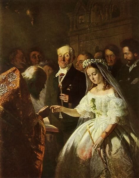 The Unequal Marriage, 1862, (1965). Creator: Vasily Pukirev