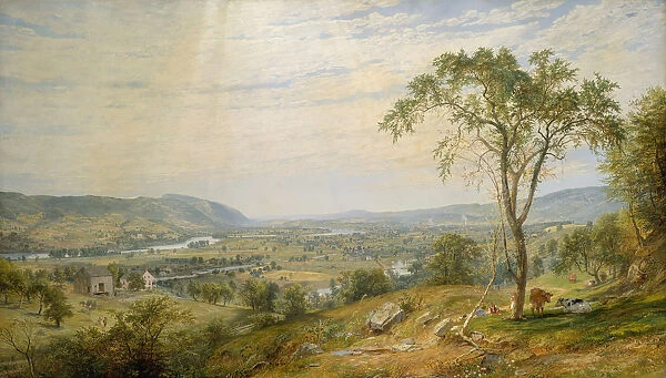 The Valley of Wyoming, 1865. Creator: Jasper Francis Cropsey