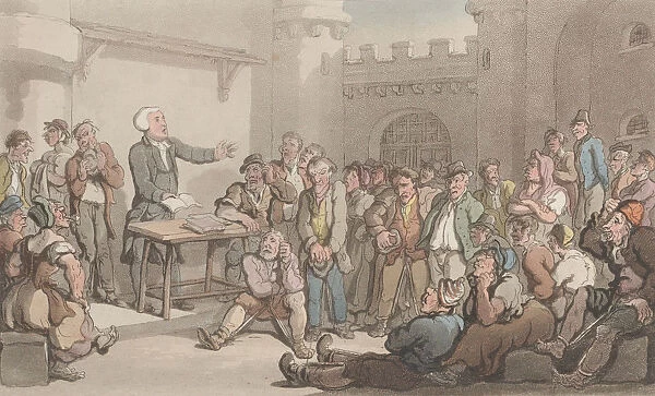 The Vicar Preaching to the Prisoners, from The Vicar of Wakefield, May 1