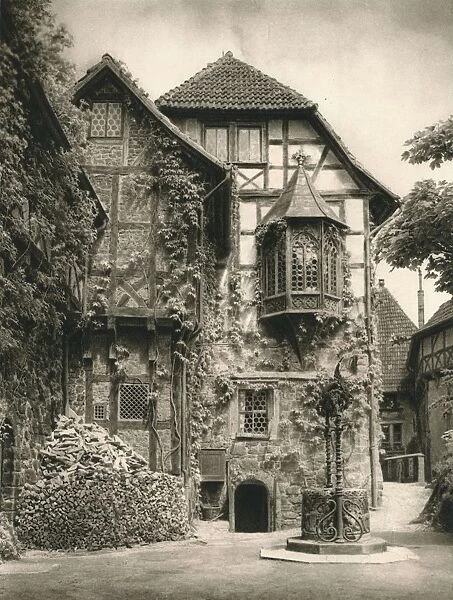 Wartburg - Courtyard, 1931. Artist: Kurt Hielscher