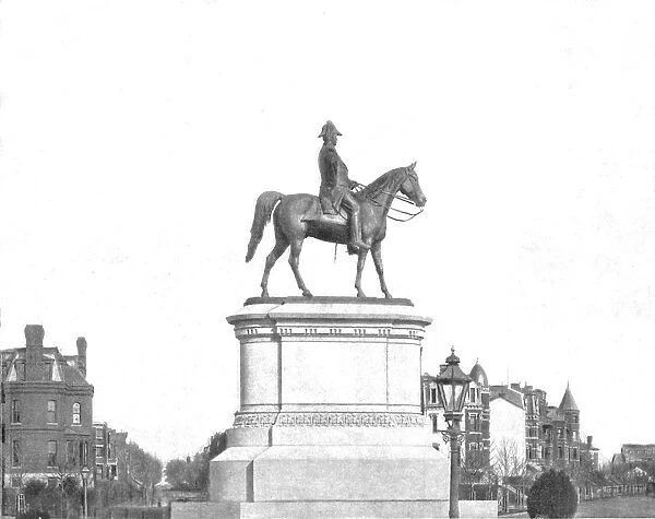 Winfield Scott Statue, Washington DC, USA, c1900. Creator: Unknown