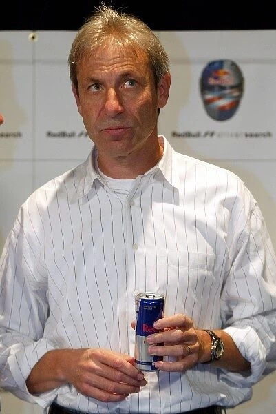 Formula One World Championship: Dan Ginsberg at the Red Bull F1 driver search press conference