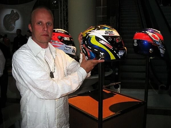 Formula One World Championship: Uffe Tagstrom helmet designer
