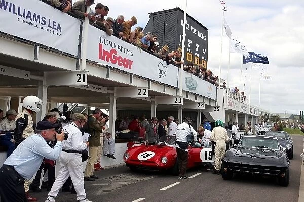Goodwood Revival Meeting: Pitstop for Martin Stretton  /  Barrie Williams ISO Bizzarini A3C