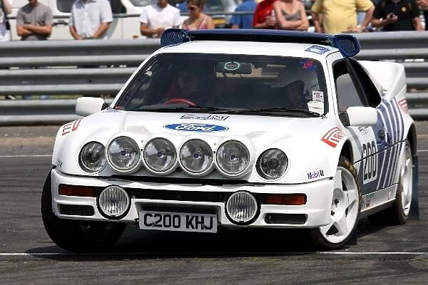 Silverstone Classic: Ford RS200 Rally Car Demonstration