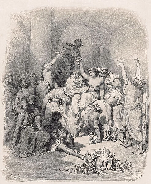 Bacchanal by Gustave Dore